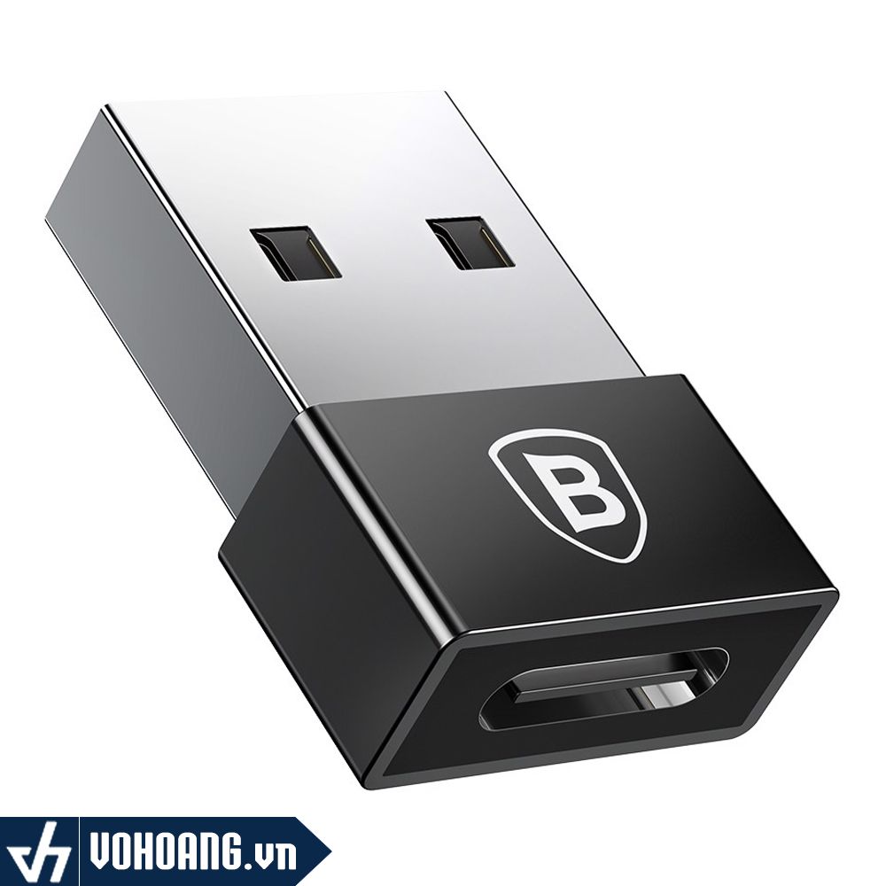  Baseus LV119-A01 | Đầu Chuyển USB Type A Sang USB Type C Tốc Độ Cao Baseus 