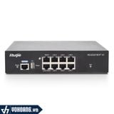  Ruijie RG-EG2100-P V2 | Router Cân Bằng Tải Thông Minh 8 Cổng - Hỗ Trợ PoE 135W & Quản Lý Cloud 