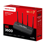  Router WiFi 7 MERCUSYS MR27BE BE3600 Tốc Độ 3.6 Gbps Cổng 2.5 G 