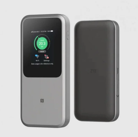  ZTE MU5120 | Bộ Phát WiFi Di Động 5G Mới Nhất Pin 10.000mAh, WiFi 6 Tốc Đô 3600Mbps 