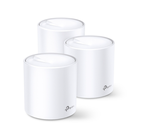  Tp-Link Deco X60 (Pack 3) | Hệ Thống Wi-Fi Mesh Chuẩn Wi-Fi 6 AX5400 Tốc Độ Cao Dễ Dàng Cài Đặt 