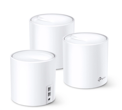  Tp-Link Deco X60 (Pack 3) | Hệ Thống Wi-Fi Mesh Chuẩn Wi-Fi 6 AX5400 Tốc Độ Cao Dễ Dàng Cài Đặt 