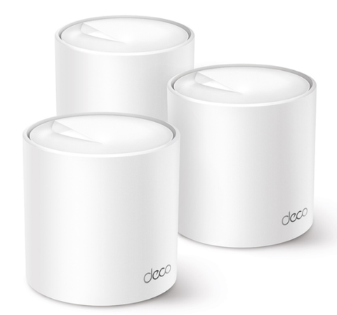  TP-Link Deco X50 (Pack 3) | Bộ Mesh WiFi 6 Chuẩn AX3000 Tích Hợp Công Nghệ AI-Driven Không Điểm Chết 
