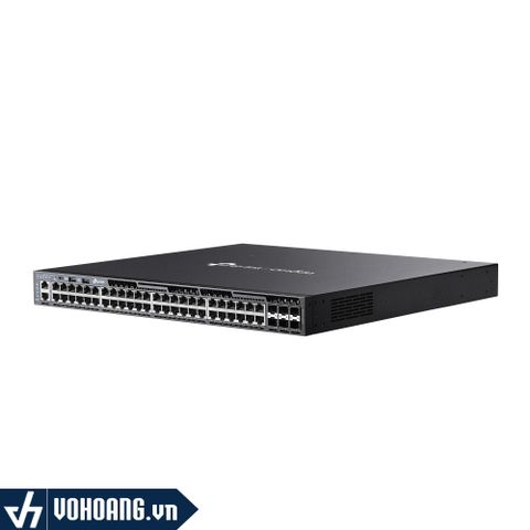  TP-Link SG6654XHP | Switch Omada 48 Cổng Gigabit L3 PoE+ - Tích Hợp 6 Cổng 10G SFP 