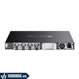  TP-Link SG6654XHP | Switch Omada 48 Cổng Gigabit L3 PoE+ - Tích Hợp 6 Cổng 10G SFP 