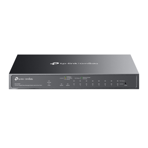 Switch TP-Link ES210GMP 8 Cổng PoE+ 10 Cổng Gigabit Không Cần Cài Đặt