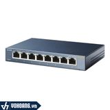  Tp-Link SG108 | Switch Chuyên Dụng 8 Port Gigabit Vỏ Kim Loại | Hàng Chính Hãng 