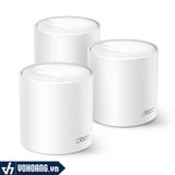  Tp-Link Deco X10 Pack 3 | Bộ Mesh Wi-Fi 6 Chuẩn AX1500 Cho Gia Đình 