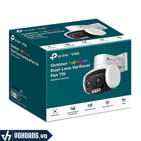  TP-Link VIGI C540V | Camera IP Ngoài Trời 4MP Hai Ống Kính - Có Màu Ban Đêm 