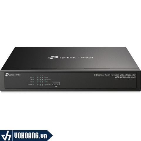  TP-Link VIGI NVR1008H-8MP | Đầu Ghi Camera VIGI PoE+ 8 Kênh - Công Suất PoE Lên Đến 113W 