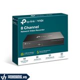  TP-Link VIGI NVR1008H | Đầu Ghi Camera VIGI 8 Kênh - Hỗ Trợ Lên Đến 1x SATA 10TB 