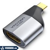  Vention TCDH0 | Đầu Chuyển USB Type C Ra HDMI Hỗ Trợ Hình Ảnh 4K-30Hz 