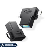  VENTION OTG | Đầu Chuyển Đa Chức Năng 3 Trong 1 Type C - Micro USB - USB 3.0 