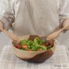 Thìa trộn salad gỗ beech 