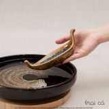  Thuyền hoa size S (16x6x2cm) - Gốm Hiên Vân 