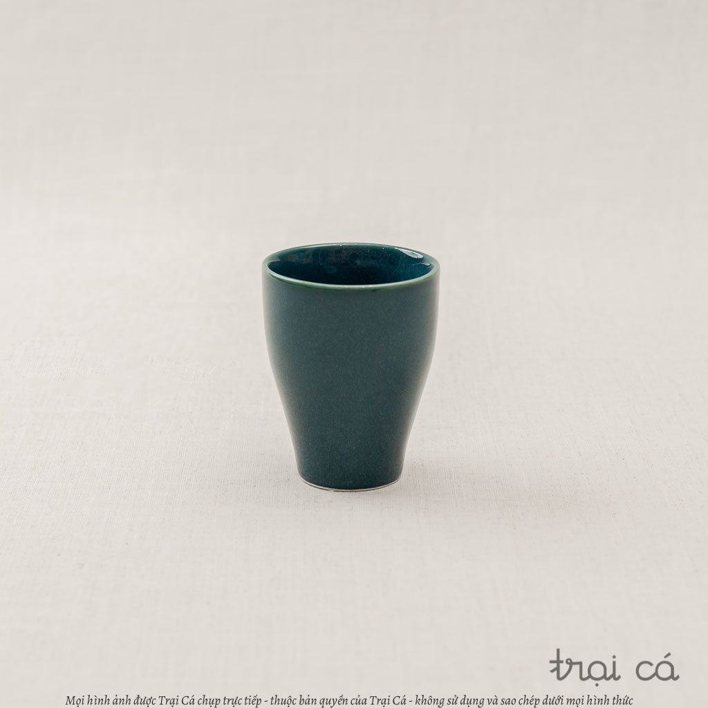  Cốc cao thắt chân gốm Chinh (7.5x9.5cm) 