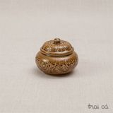  Bộ quà tặng Hũ mứt hoa dây nổi - gốm Hiên Vân 