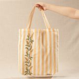  Túi tote đáy rộng thêu tay (40x40cm) 