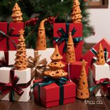  Đèn đốt nến ông già Noel (2 mẫu) - Nghệ nhân Lê Đức Hạ 
