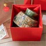  Bộ quà tặng VIP - Bình người mây gốm Hiên Vân 