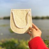 Túi đựng xà bông xơ mướp Vi Lâm (13x14cm) 