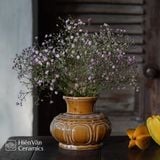  Bình Quả Bí (15x14x8cm) - gốm Hiên Vân 