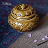  Bộ quà tặng Hũ mứt hoa dây nổi - gốm Hiên Vân 