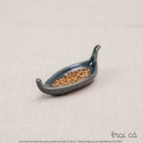  Thuyền hoa size S (16x6x2cm) - Gốm Hiên Vân 