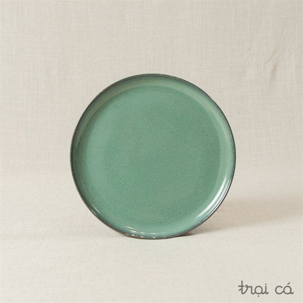  Đĩa phẳng (22cm) - teal 