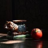  Voi gốm Hiên Vân (12x7x8cm) 