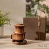 Bộ quà tặng Phin cà phê Chùa Một Cột - gốm Chinh