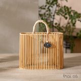  Làn tre quai hạt gỗ - Làng nghề Ninh Sở 