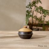  Nồi gốm nắp vàng (5 cỡ) - Nghệ nhân Chơn Nguyễn 