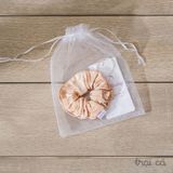  Dây buộc tóc lụa - Ngựa Trắng Silk 