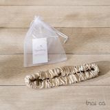  Băng đô chun lụa - Ngựa Trắng Silk 