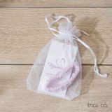  Dây buộc tóc lụa - Ngựa Trắng Silk 