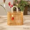 Làn tre quai hạt gỗ - Làng nghề Ninh Sở