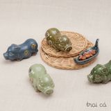  Lợn âm dương - gốm Hiên Vân 