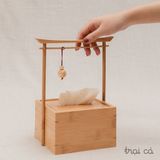  Hộp giấy ăn tre lớn (15.5x12x24.5) - Rồng Tre 