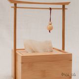  Hộp giấy ăn tre lớn (15.5x12x24.5) - Rồng Tre 
