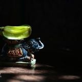  Voi gốm Hiên Vân (12x7x8cm) 
