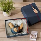  Bộ quà tặng Gà Mái có nắp lưng  - Gốm Hiên Vân 