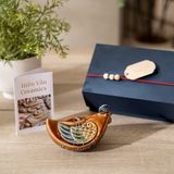  Bộ quà tặng Gà miếng cau - gốm Hiên Vân 