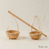  Bộ quang gánh Bao La thúng tre mini (16cm) 