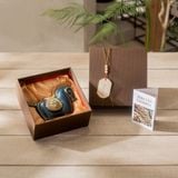  Bộ quà tặng Ngựa Mây Cách Điệu - Gốm Hiên Vân 