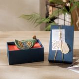  Bộ quà tặng Gà miếng cau - gốm Hiên Vân 