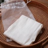  Khăn mặt đũi tơ tằm - Ngựa Trắng Silk 