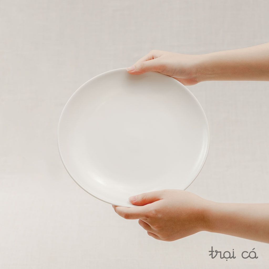  Đĩa tròn gốm Chinh (24cm) 