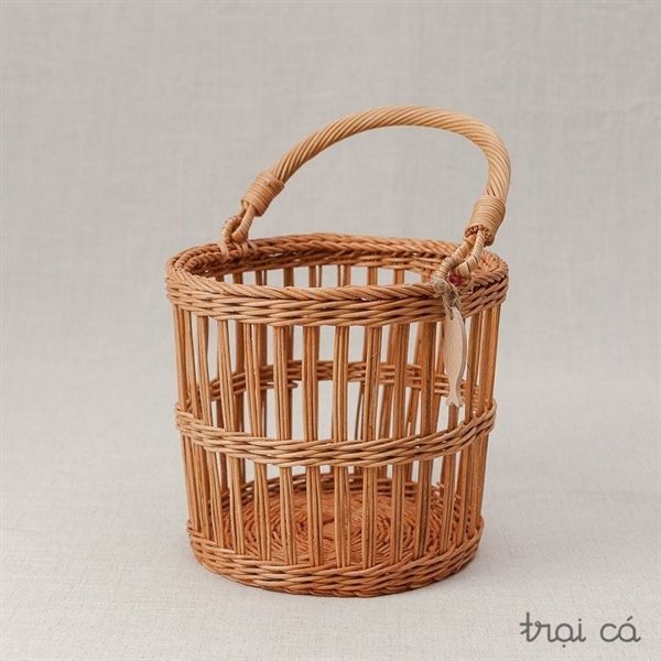  Giỏ mây (29x26cm) có quai cầm 