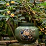  Bình Hoa Quả (19x18x12cm)- gốm Hiên Vân 